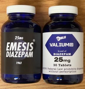 Emesis diazepam